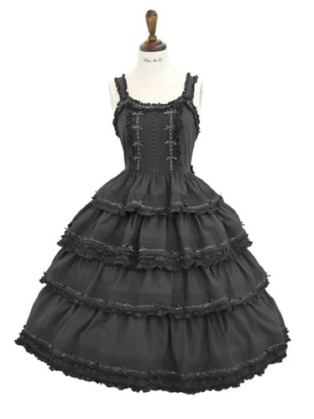 Haenuli Dreaming Afternoon JSK - Classic Gothic Lolita Style - Black - Size 2-3X